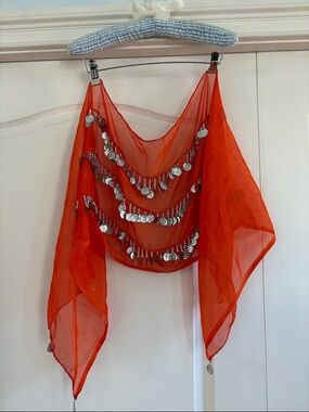 BELLY DANCER SCARF /ORANGE